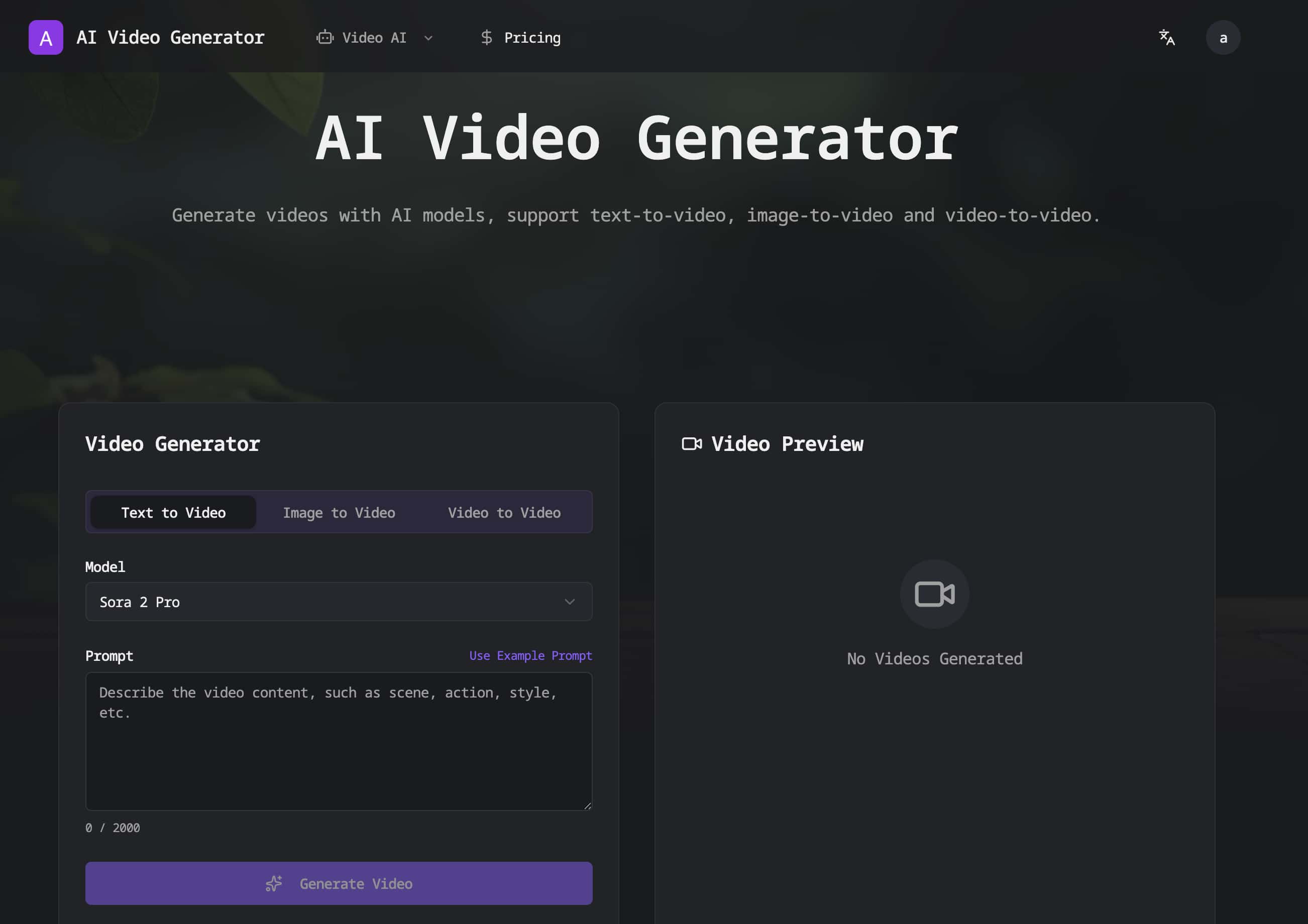 aividforge screenshot