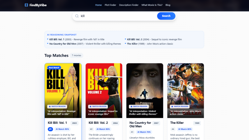 FindByVibe screenshot