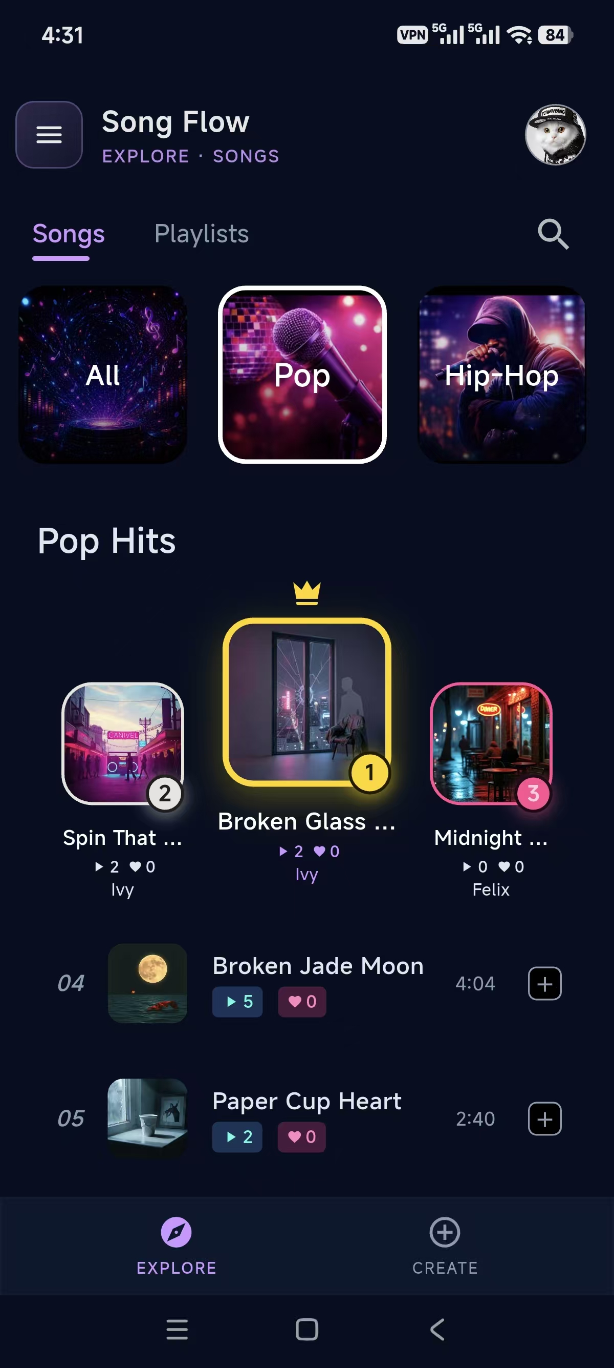 Song Flow: AI Music Generator screenshot