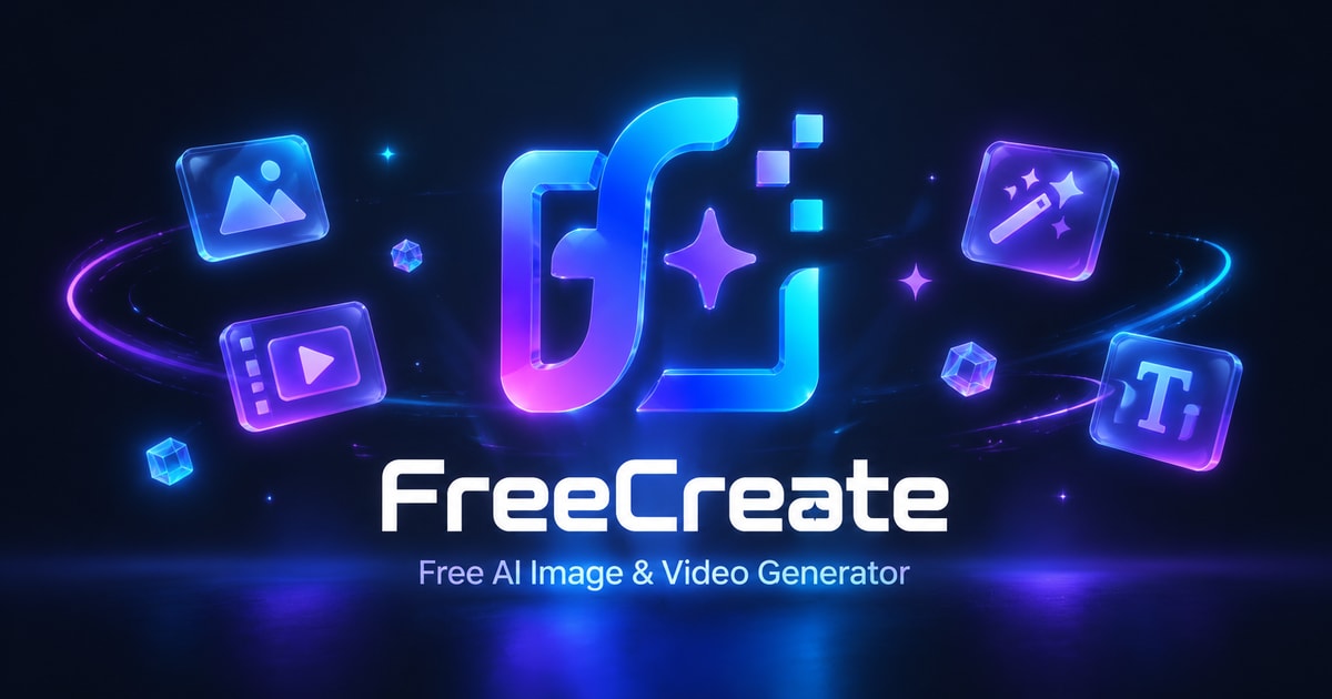 FreeCreate: Free AI Image & Video Generator — No Login screenshot